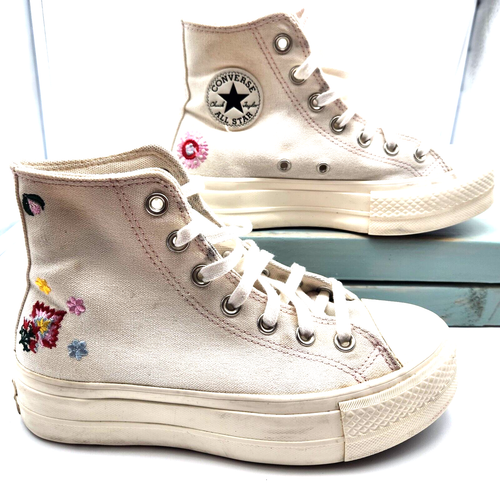 CONVERSE Chuck Taylor All Star Hi Lift Plattform Rückkehr zum Festival Schuhe Gr. 6 - Bild 4 von 12