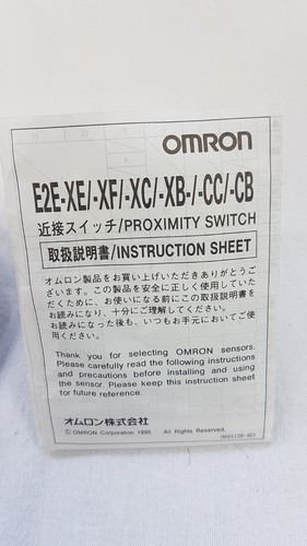 Omron E2E-X1R5E1 Inductive Proximity Sensor - 12-24VDC - Unused torn box - Picture 11 of 14