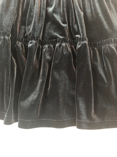 Gap Kinder schwarz Größe 8 Medium Velours Stufen Urlaub Party Kleid - Bild 5 von 7