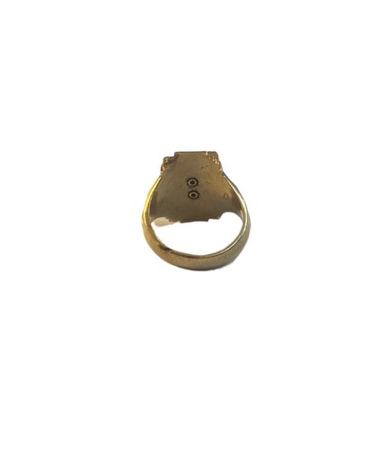 9ct Vintage Abschlussring um 1968 Ring Größe S - Bild 3 von 11