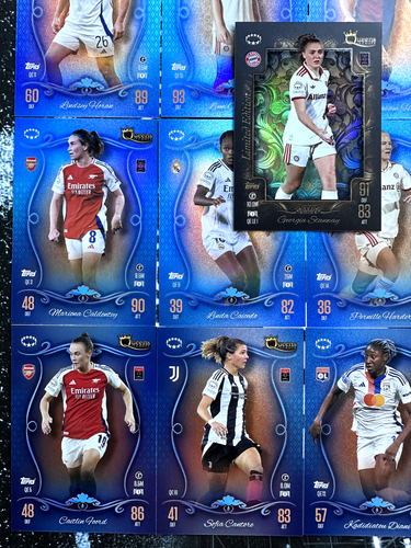 TOPPS MATCH ATTAX 2024/25 - AGGIORNAMENTO REGINE D'EUROPA - SET COMPLETO (17 CARTE) - Foto 4 di 5