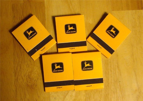 JOHN DEERE Vintage Lot Match Books X 5 Salina Kansas - Case Fresh - Picture 2 of 4