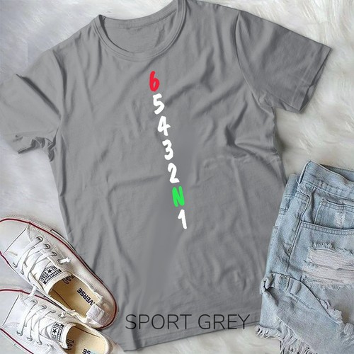 Divertida Camiseta Motocicleta Gear Shift 1N23456 Bicicleta Carreras Regalo Unisex Camiseta - Imagen 8 de 11