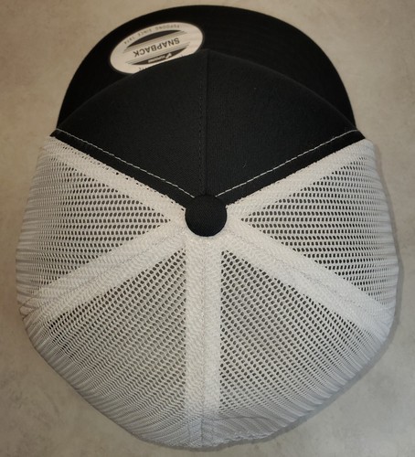 Coors Light Beer Patch Trucker Hat Yupoong/YP Classic 6006 Snapback Black/White - Picture 5 of 9