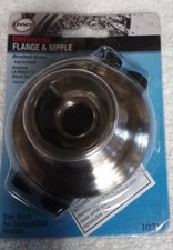 Danco Brushed Nickel Universal Adjustable Flange & Nipple