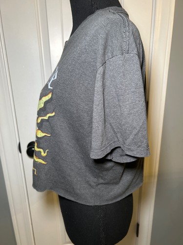 Sublime Adult  Crop T-Shirt Gray Sz Large Free Shipping! PRICE DROP!!! - Picture 4 of 5