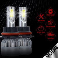 XENTEC LED HID Headlight kit 9004 HB1 6000K for Nissan Frontier 1998-2000