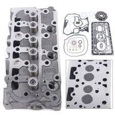 Fits For Kubota D902 RTV900 Complete Cylinder Head with Valves & Full Gasket Kit