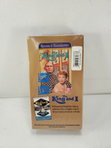 The King and I VHS Tape & Soundtrack On Cassette Golden Anniversary Edition NEW - Picture 2 of 8