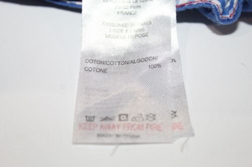 Jacadi Paris Sky Blue Chino Pants Boys Size 6A Adjustable Waist - Picture 4 of 4