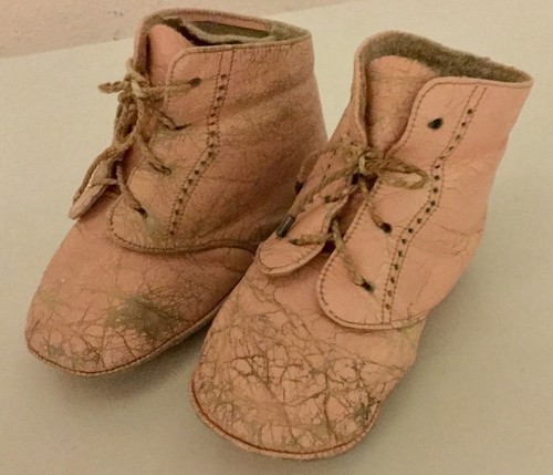 Vintage Antique 1947 Pink Baby Girl Toddler Kids L