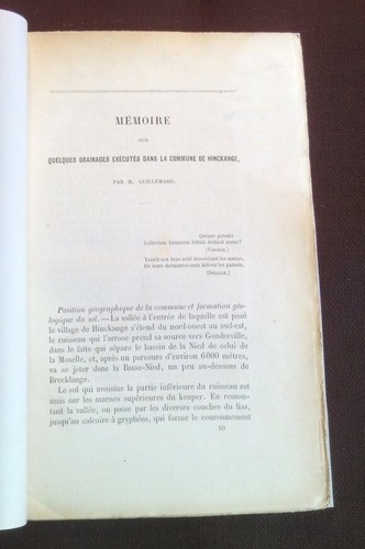 Mémoire sur quelques drainages exécutés dans la commune de Hinckange - Imagen 2 de 2