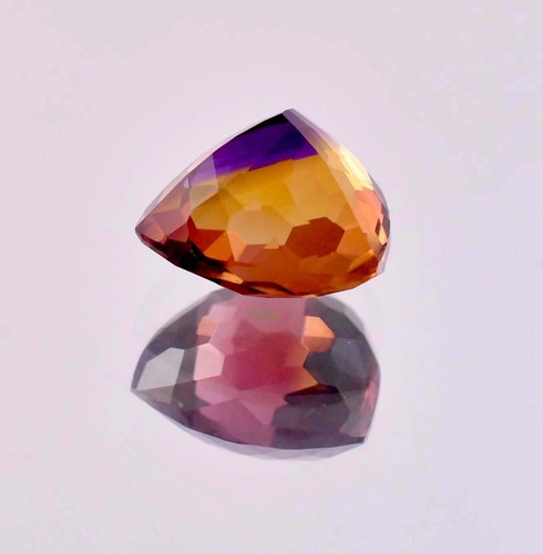 5.80 Ct Natural Bi-Color Bolivia Ametrine Untreated Loose Gemstone Certified - Picture 6 of 6