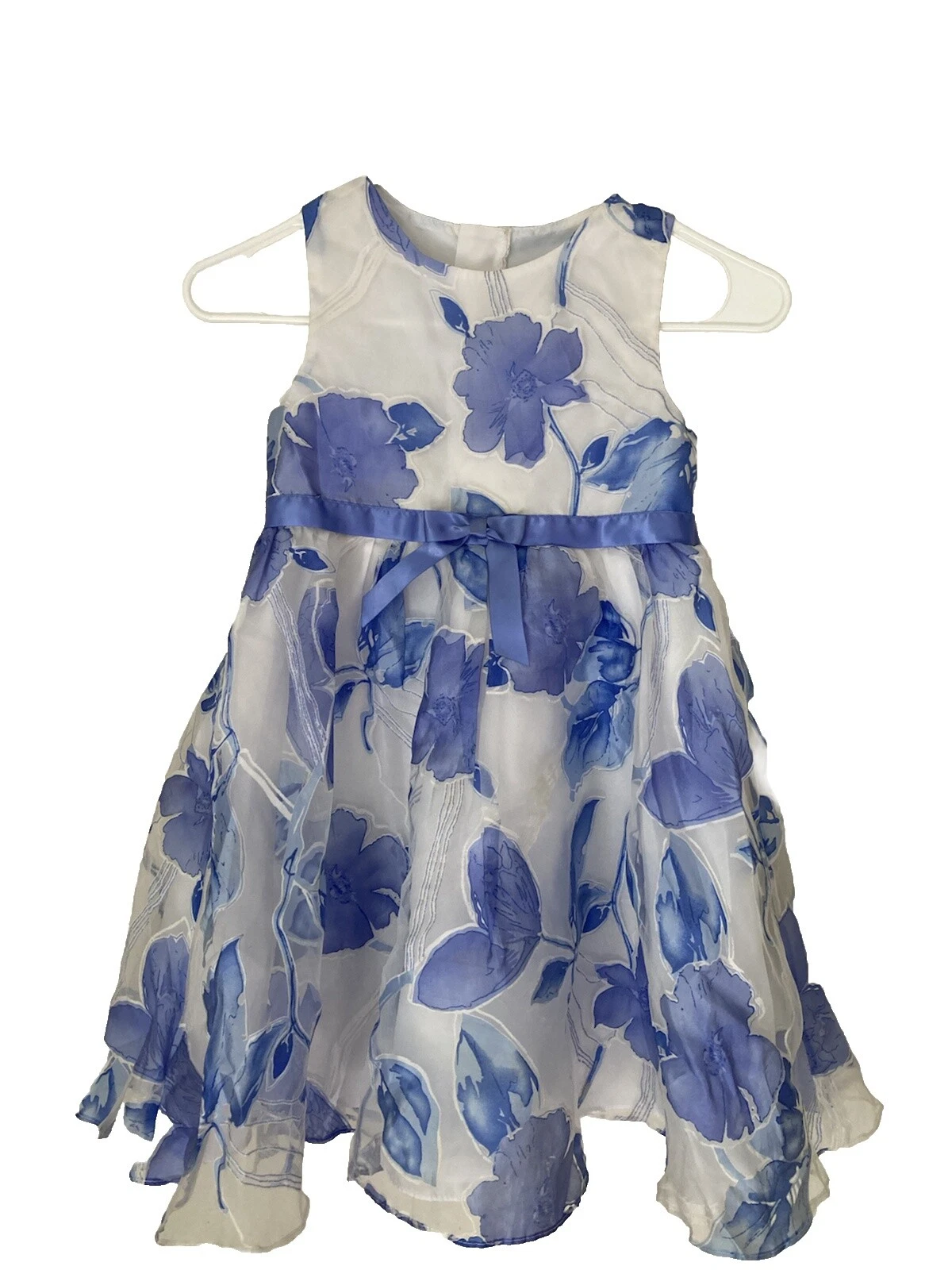 Blue Character White Tutu Dresses for Girls