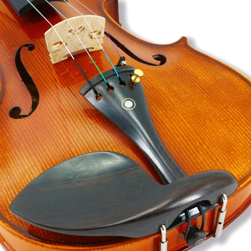 Violin 4/4 Full Size For Adults, Violin Set For Beginners With Hard Case And Bow - Picture 4 of 17