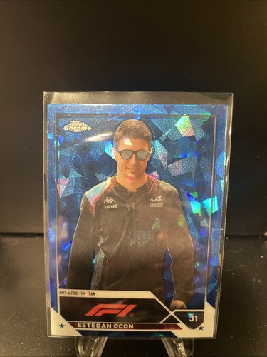 2023 Topps Chrome Formula 1 F1 Sapphire ESTEBAN OCON #30 - Bild 2 von 3