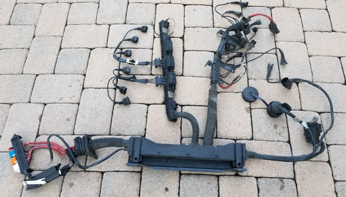 BMW E34 525i M50 Non-Vanos 5-speed Manual Trans Engine EFI Wiring Harness '91-93 - Picture 16 of 20