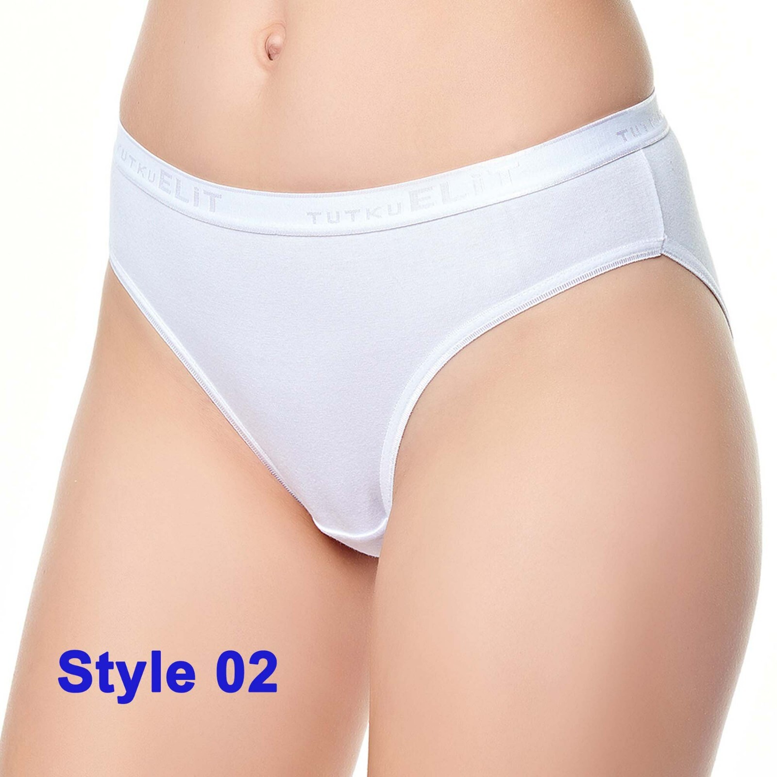 612 Pack Women's Modal Pants Elastic Waistband Bikini Briefs Plain
