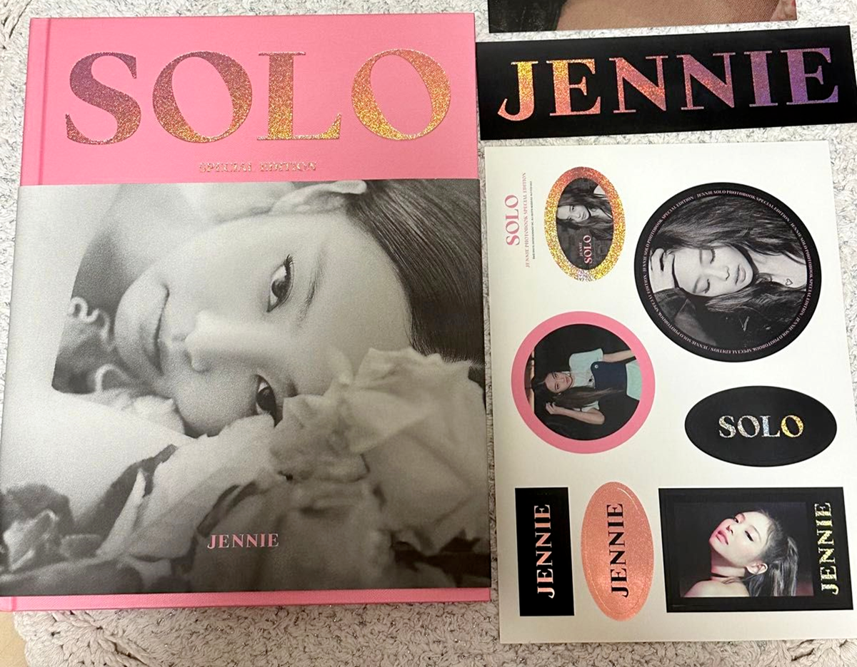 JENNIE SOLO Special Edition フォトブック セット BLACKPINK JENNIE SOLO Special Edition 1st Photobook With