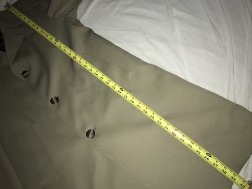 Vintage coat Gleneagles Beige With 100% Wool Lining & Zip In 36R 1970s - Picture 6 of 11