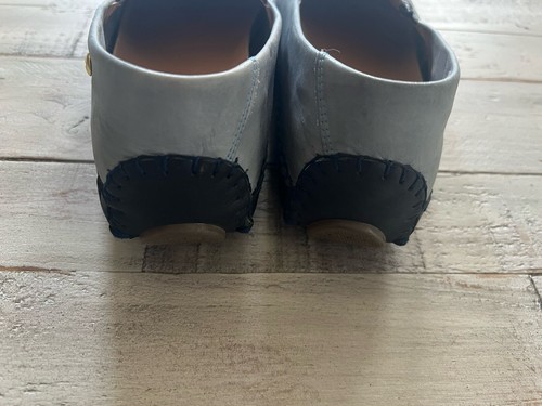 HTF Pikolinos Calfskin  Driving Loafer Blue Gray Wom Sz 8 Comfy - Picture 3 of 10