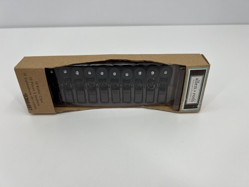 Allen Roth Fenster Vorhang Traverse Stange Rolle Clips 10 Stück Bronze Finish