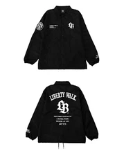 Liberty Walk LB Thorn Logo Coach Jacket Black OT54-BK