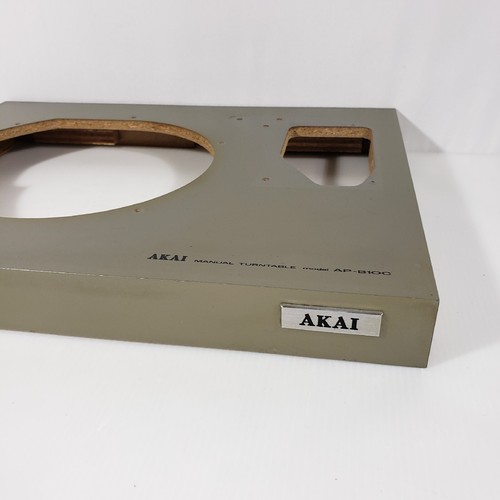 Vintage Akai AP-B10C Turntable Part, PLINTH CABINET BASE, OEM Part - Picture 2 of 8