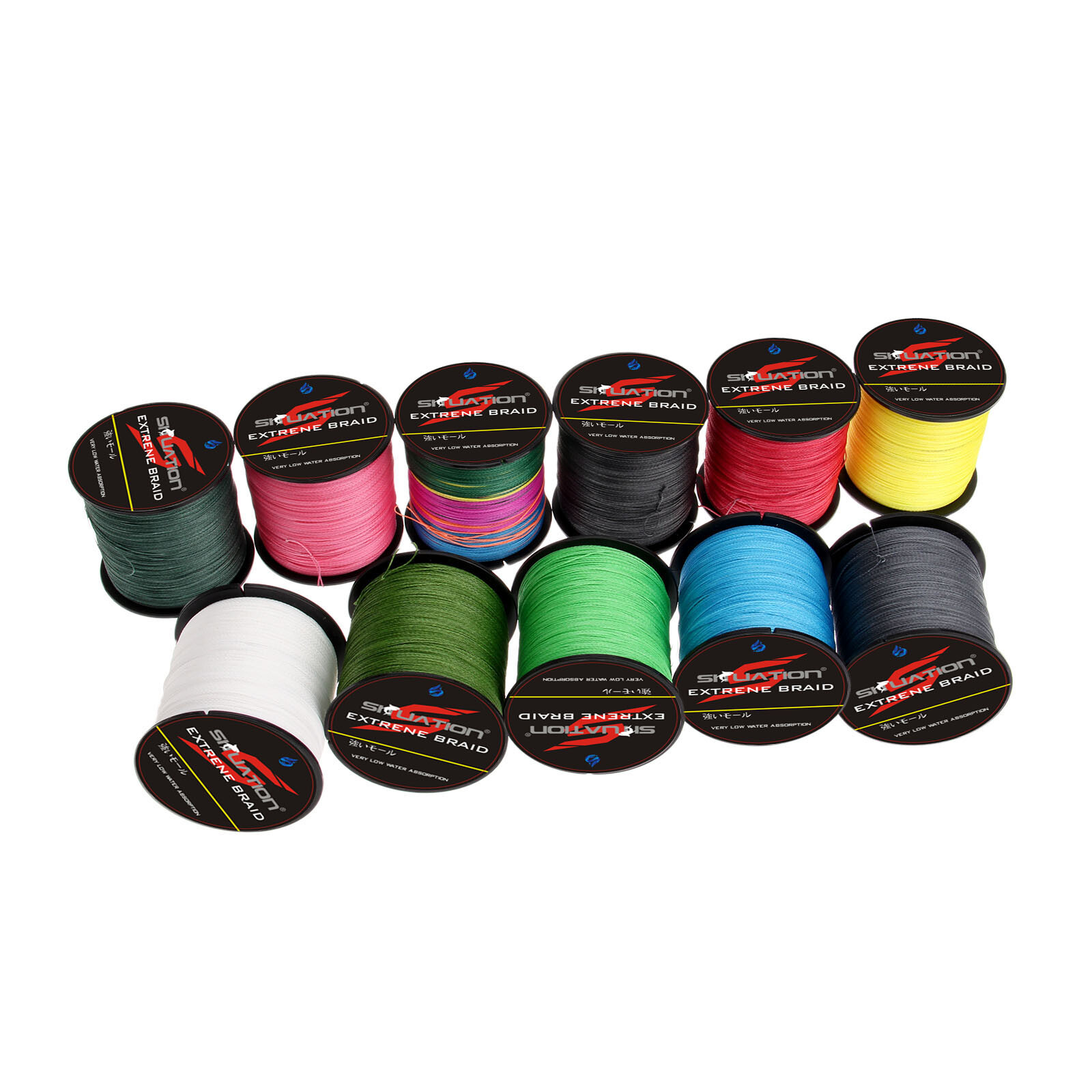 11 Colors 300M Strong Dyneema Spectra Extreme PE 4 Strands Braided