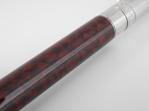 Montblanc Noblesse Doue Marble Red Lacquer and Silver Plated Mechanical Pencil - Picture 5 of 5