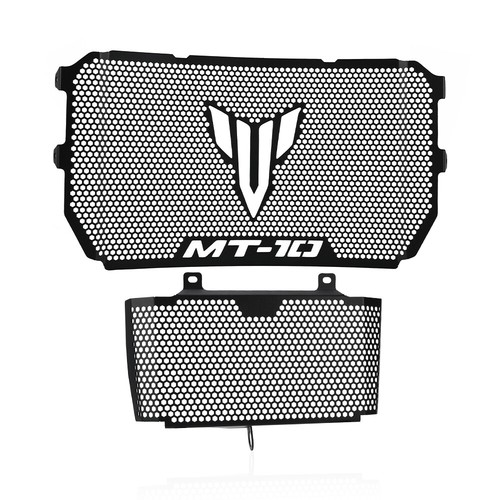 Motorcycle Radiator Guard and Oil Cooler Set For Yamaha FZ-10 FZ10 MT10 MT10 /SP - Picture 5 of 7