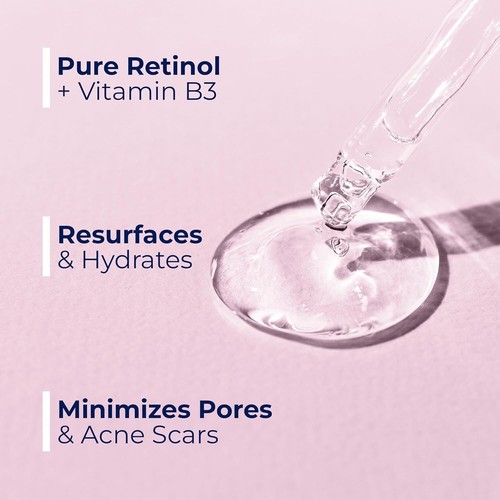 Resurfacing Retinol Serum with Vitamin B3 for Wrinkles and Dark Spots - Picture 5 of 7
