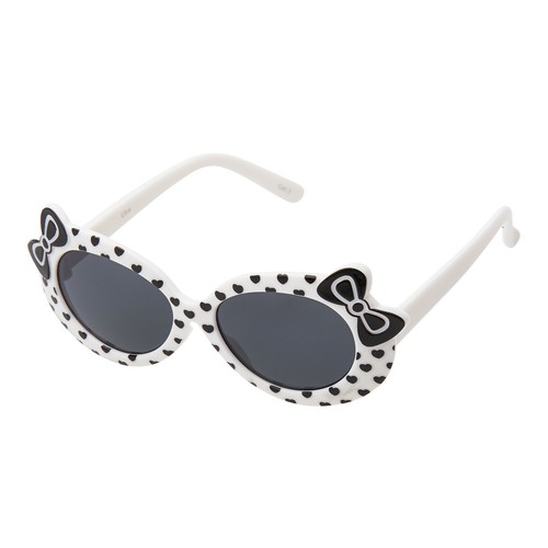 1 White Kids Girls Childrens Sunglasses Cute Bow Style Glasses Shades UV400 UK - Picture 1 of 12