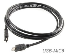 CablesOnline, 6ft USB Micro-B Male to USB Micro-B Male Cable, USB-MIC6