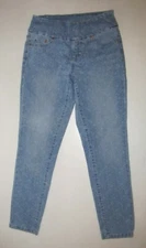 Womens Jag Jeans High Rise Skinny Ankle Pull-On Jeans. Size 8 Blue Print.