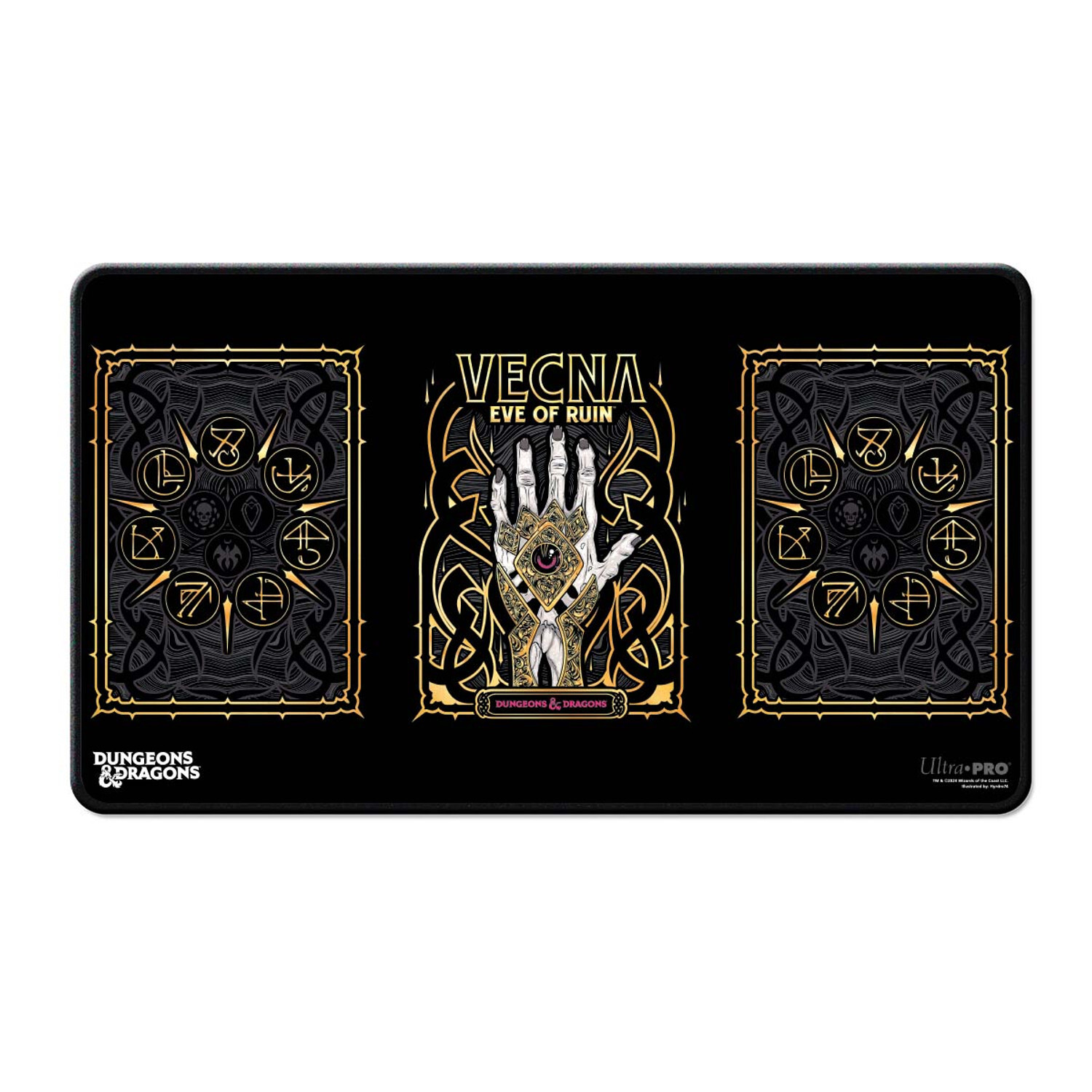 Игровой коврик Ultra Pro: D&D Vecna Eve of Ruin - Альтернативный рисунок (прошитый черным)