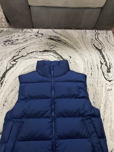 Adidas Originals Navy Blue Gilet Jacket BNWT Size Medium Men’s IY3400 - Picture 2 of 19