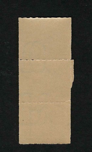 US Revenue 1898 R163 Battleship Documentary Tax Stamp 1c Strip of 3 Miscut MNH - Picture 2 of 2