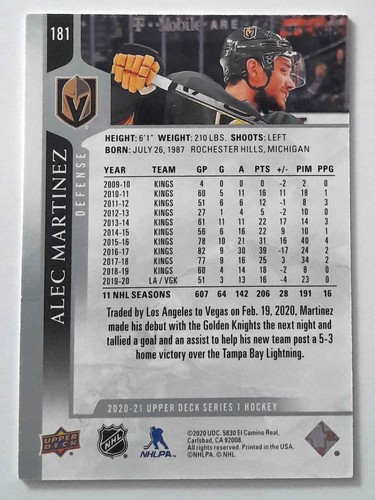 2020-21 Upper Deck Serie 1 #1 - #250 Du wählst aus - Bild 221 von 251