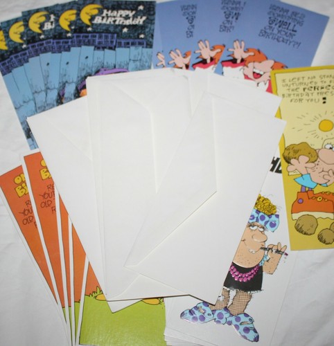 Menge 20 Vintage Longfellow Geburtstag Grußkarten Barker 1980er mit Umschlägen   - Bild 3 von 10