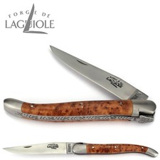 Forge de Laguiole Taschenmesser 12 cm - Thuja - Messer Frankreich - Klinge 10 cm