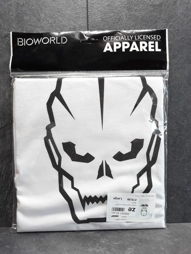 Bioworld Call Of Duty Skull T-Shirt Weiß Männer L Neu Officially Licensed...
