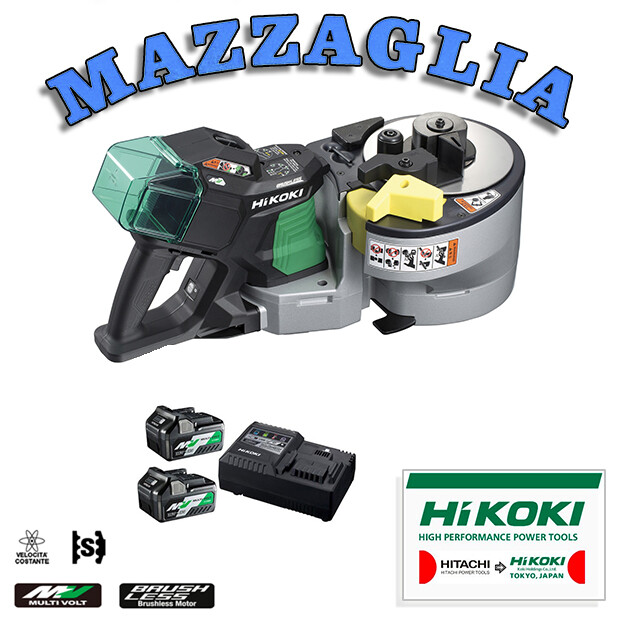 HIKOKI VB3616DA TAGLIA E PIEGA TONDINI 36V BRUSHLESS + 2 BATTERIE E CARICATORE