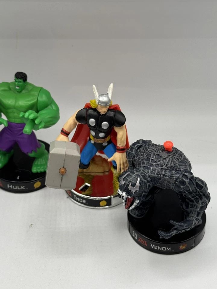 Marvel Attacktix Figuras Juego Piezas Hulk Venom Spider-man Bestia Mística X-man Foto 4 de 4