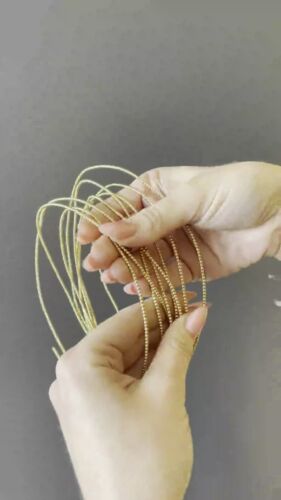 Yellow Gold Filled (2mm x 30.48cm) Beaded Wire - Beaded Wire for Jewelry Making - Video 1 of 1