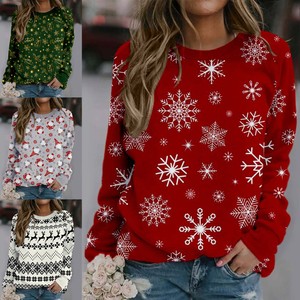 Jersey de Navidad suelta en forma todo coincidencia de ropa clásica para  mujer | eBay
