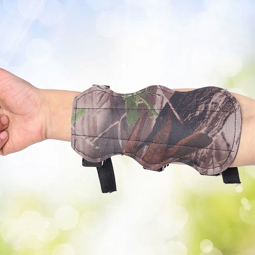 Camouflage Archery Armguard PU Leather Archery Arm Guard Bow Arrow Accessories - Picture 4 of 12