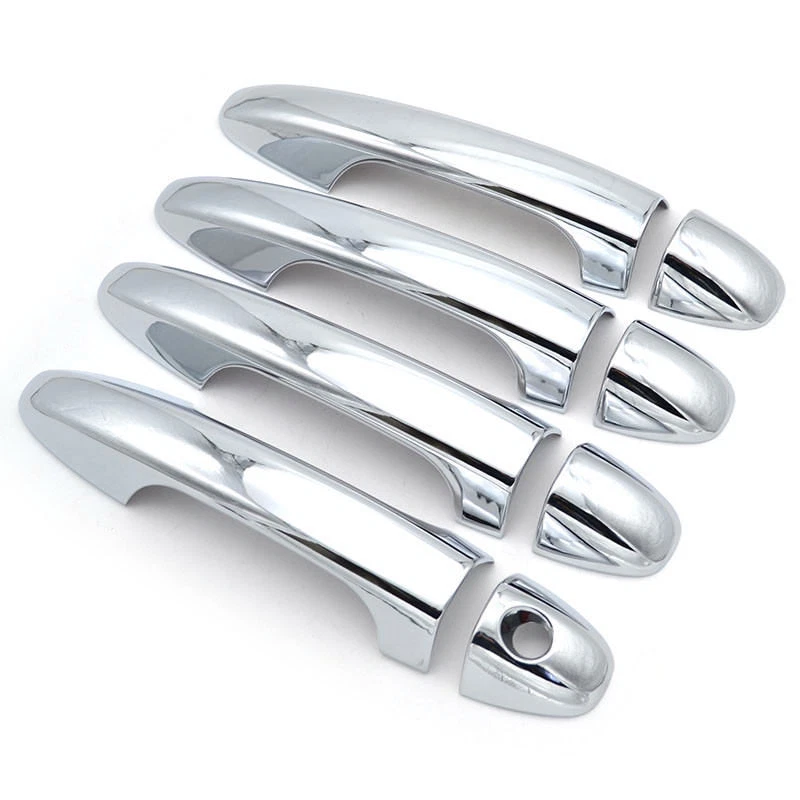 Manija cromada cubierta de puerta moldura de captura para Toyota RAV4 RAV-4 2013-2018 2015 Foto 3 de 4