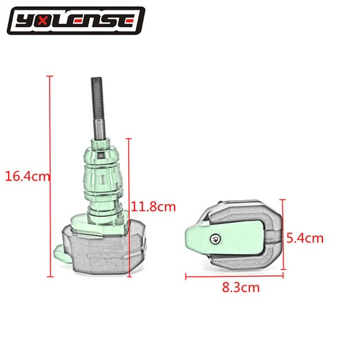 Green Falling Protection Frame Slider Guard Protector For KAWASAKI Z1000 2010-18 - Foto 3 di 9