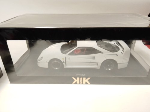 KK Ferrari F40 white personal car Sultan of Brunei 1987 1/18 KKDC180695 - Imagen 4 de 5